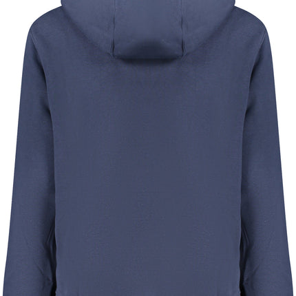 Tommy Hilfiger Sweatshirt Damen Blau – Kapuzenpullover aus Baumwolle für Herbst/Winter
