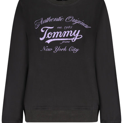 Tommy Hilfiger Sweatshirt Damen – Schwarzes Sweatshirt mit Reißverschluss