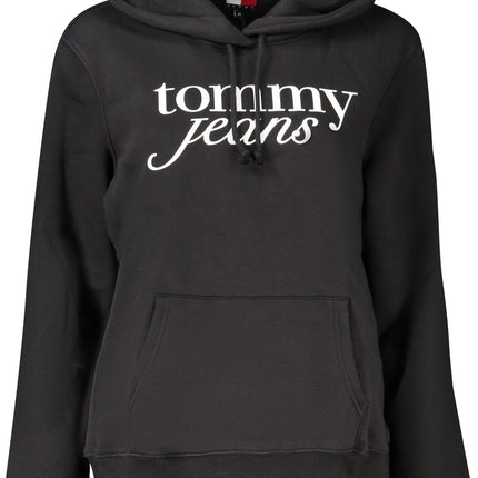 Tommy Hilfiger Sweatshirt Damen Blau – Kapuzenpullover aus Baumwolle für Herbst/Winter