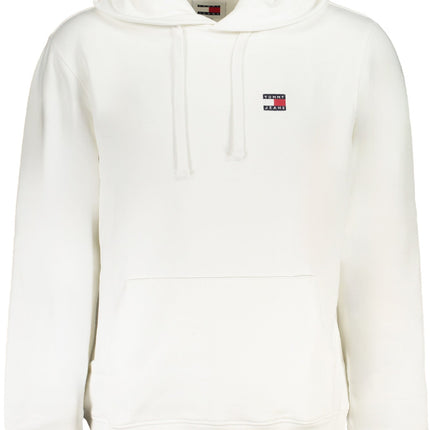 Tommy Hilfiger Sweatshirt Herren mit Reißverschluss – Weißes Kapuzenpullover für Herbst/Winter