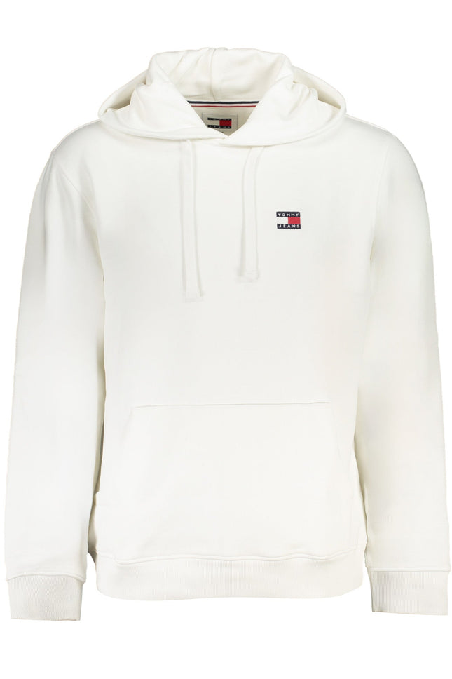 Tommy Hilfiger Sweatshirt Herren mit Reißverschluss – Weißes Kapuzenpullover für Herbst/Winter