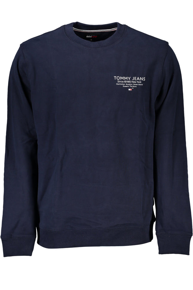 Tommy Hilfiger Sweatshirt Herren Blau Mit Reißverschluss – Bio-Baumwolle