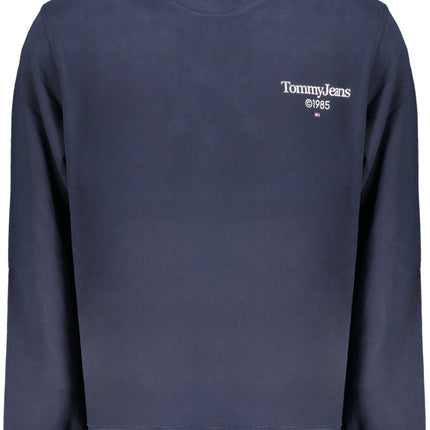Tommy Hilfiger Sweatshirt Herren Blau Mit Reißverschluss – Gebürstete Baumwolle
