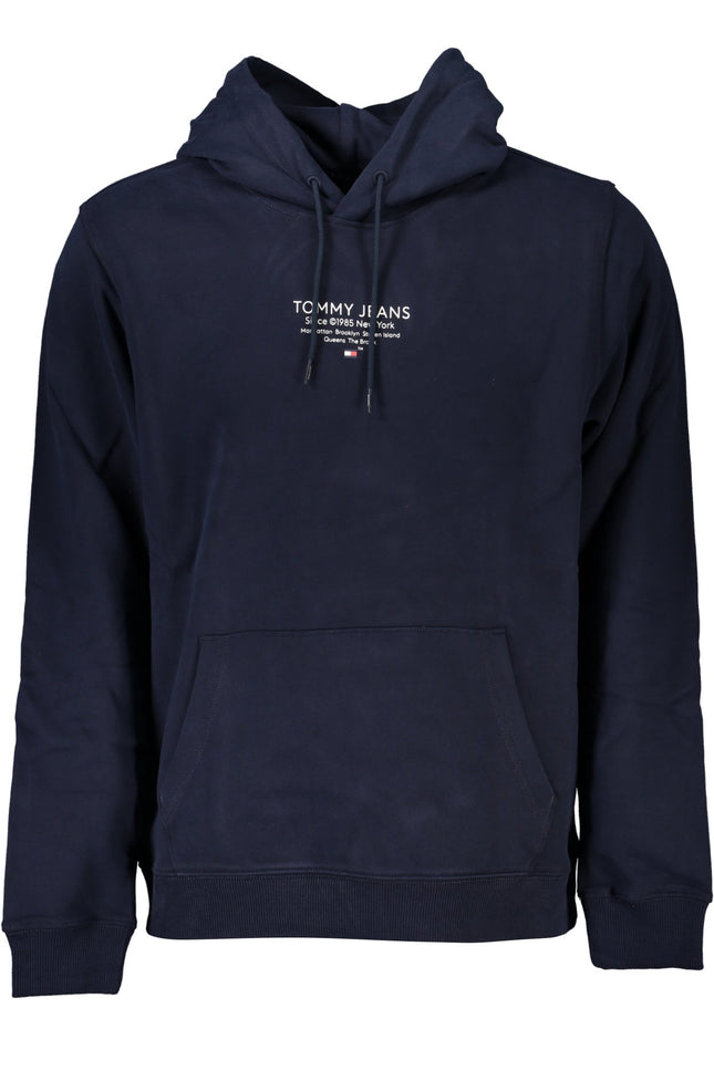 Tommy Hilfiger Sweatshirt Herren Blau Mit Reißverschluss – Kapuze & Logo