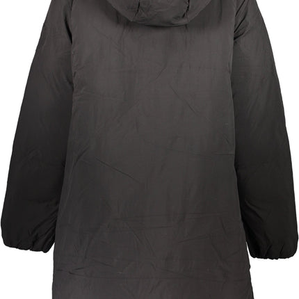 Tommy Hilfiger Damenjacke schwarz – Wasserabweisende Kapuzenjacke für Herbst/Winter