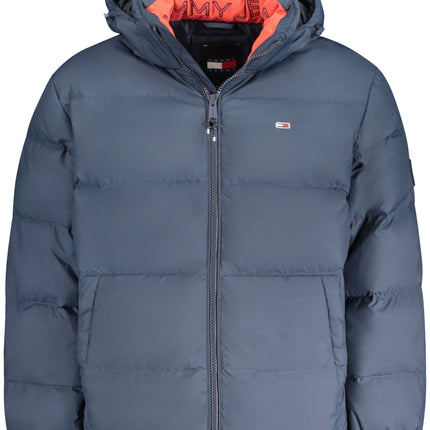 Tommy Hilfiger Herrenjacke Schwarz – Recycelte Winterjacke mit Kapuze