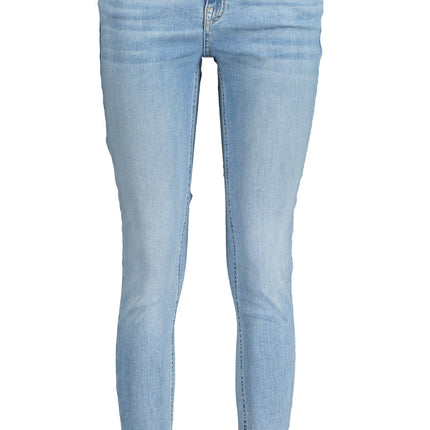 Tommy Hilfiger Damen Jeans Skinny Fit Blau – Mittlere Bundhöhe für den Alltag