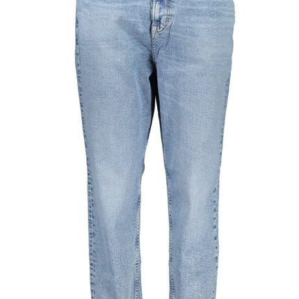 Tommy Hilfiger Damen-Jeans Blau – Mom Jeans Ultra High Slim | soulluna.de