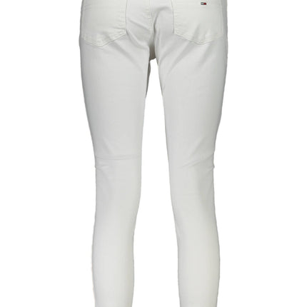 TOMMY HILFIGER Jeans Damen Denim Weiß – 5-Pocket Sylvia-Modell für Frühjahr/Sommer