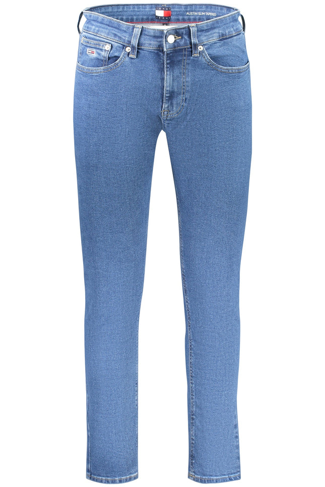 Tommy Hilfiger Herren-Jeans Blau – Slim Tapered Denim Hose mit Stretch