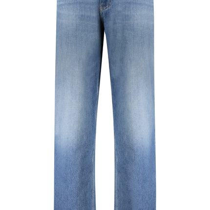 Tommy Hilfiger Herren-Jeans Blau – Verblasste Denim-Hose Regular Fit | soulluna