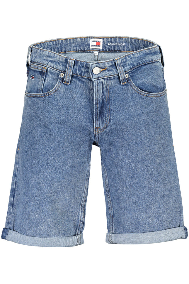 Tommy Hilfiger Jeans Shorts Herren – Kurze Hose in Blau aus Bio-Baumwolle