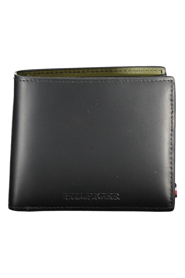 Tommy Hilfiger Geldbörse Herren Schwarz – Elegante Pelle-Brieftasche mit Logo
