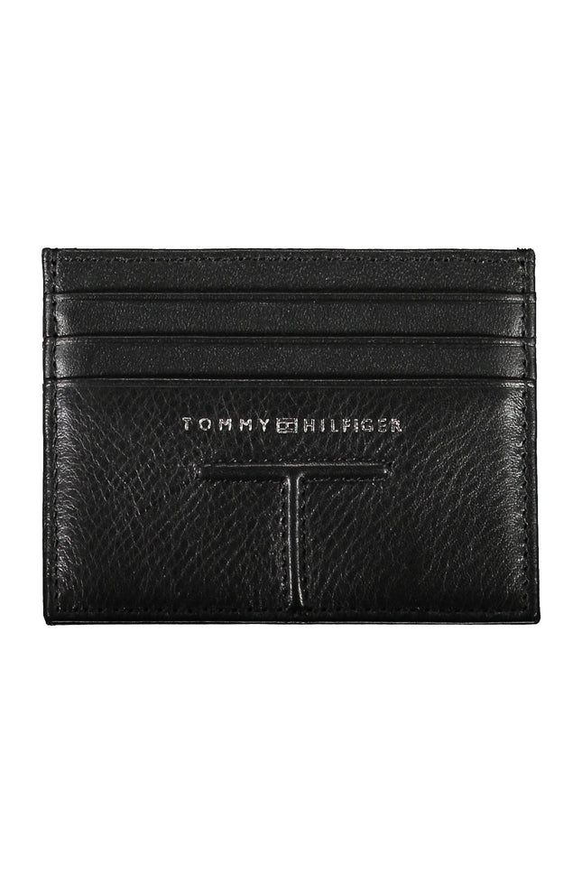 Tommy Hilfiger Herrenbrieftasche schwarz – Klassische Geldbörse aus Leder für Herren