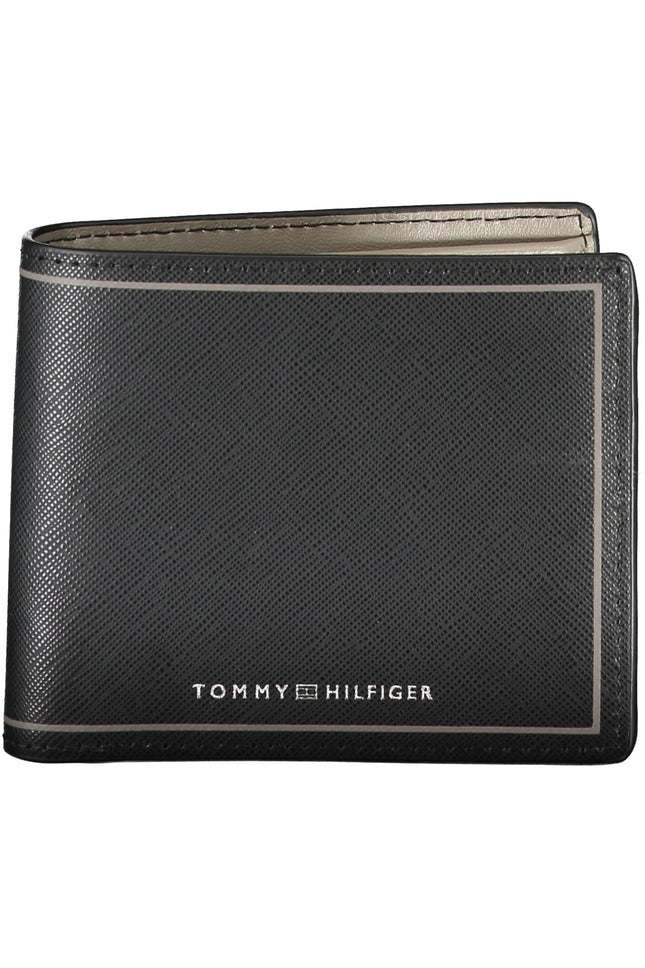 Tommy Hilfiger Geldbörse Herren Schwarz – Elegante Pelle Geldbörse mit Logo
