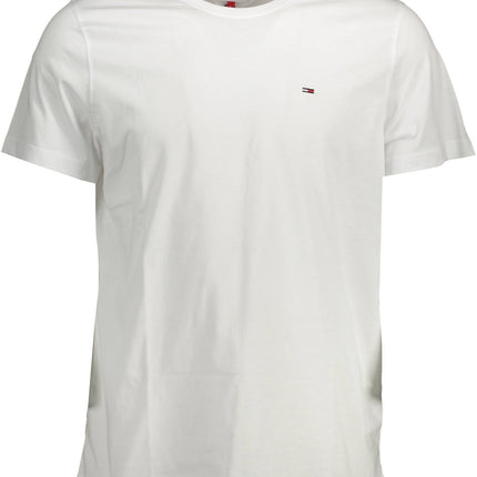 TOMMY HILFIGER HERREN-WEISSES KURZARM-T-SHIRT