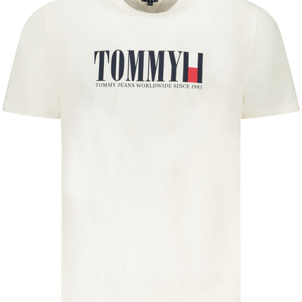TOMMY HILFIGER HERREN KURZARM T-SHIRT WEISS