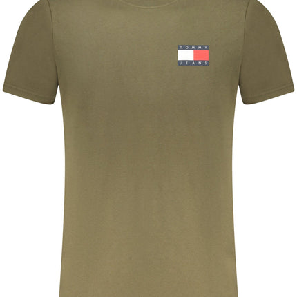 TOMMY HILFIGER HERREN-T-SHIRT MIT KURZEN ÄRMELN, GRÜN
