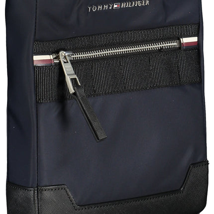 Tommy Hilfiger Umhängetasche Herren – Blaue Schultertasche mit verstellbarem Gurt
