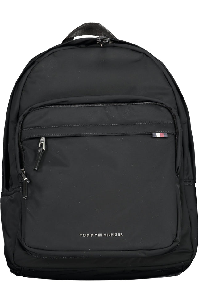 Tommy Hilfiger Herren Rucksack Schwarz – Praktischer Alltagsbegleiter mit Laptopfach