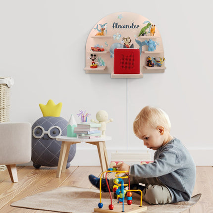 SEO. Toniebox Regal für Kinderzimmer - See - Personalisiert mit Namen - Linkreich