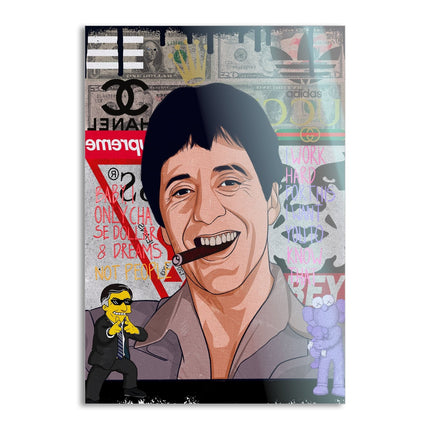 Tony Montana - Leinwandbild Pop Art (Canvas) kaufen bei Linkreich – Jetzt entdecken!