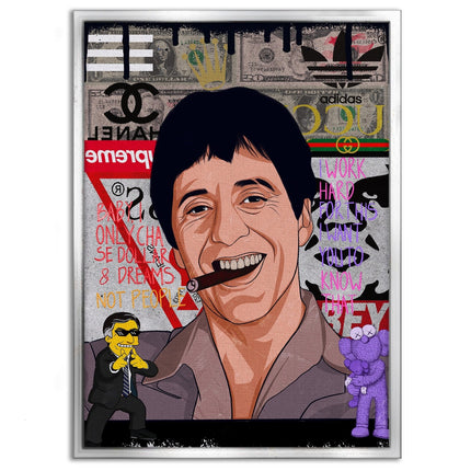 Tony Montana - Leinwandbild Pop Art (Canvas) kaufen bei Linkreich – Jetzt entdecken!
