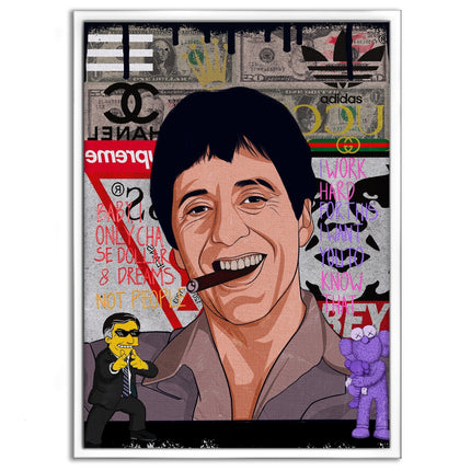Tony Montana - Leinwandbild Pop Art (Canvas) kaufen bei Linkreich – Jetzt entdecken!