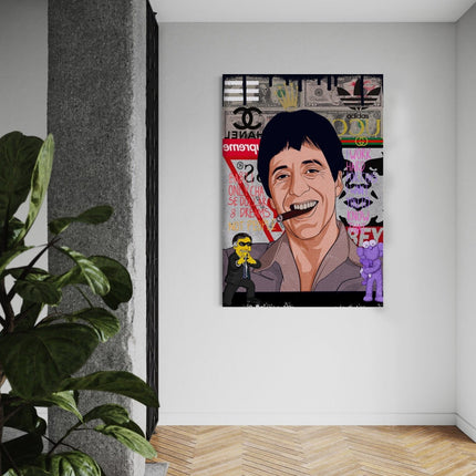 Tony Montana - Leinwandbild Pop Art (Canvas) kaufen bei Linkreich – Jetzt entdecken!