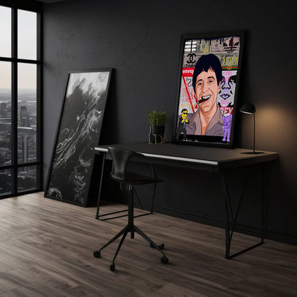 Tony Montana - Leinwandbild Pop Art (Canvas) kaufen bei Linkreich – Jetzt entdecken!