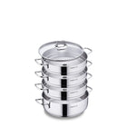 Topfset Edelstahl Korkmaz Perla 28 Cm 2 Teilig Induktion Poliertes Edelstahl