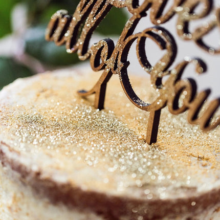 SEO. Torten Cake Topper "All of me loves all of you" - Linkreich