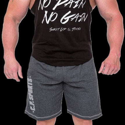 SEO. Trainingshose Bodybuildinghose Fitness Hose kurz - C.P.Sports - S18 - Dark Grey Linkreich