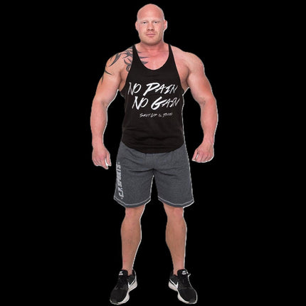 SEO. Trainingshose Bodybuildinghose Fitness Hose kurz - C.P.Sports - S18 - Dark Grey Linkreich