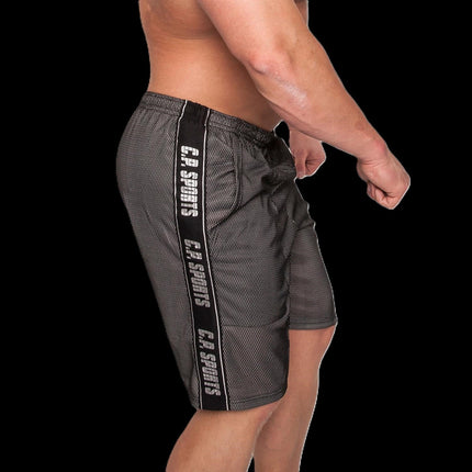 SEO. Trainingshose / Fitness Hose kurz - C.P.Sports - S17 - Grau Linkreich