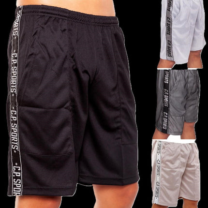 SEO. Trainingshose / Fitness Hose kurz - C.P.Sports - S17 - Weiß Linkreich