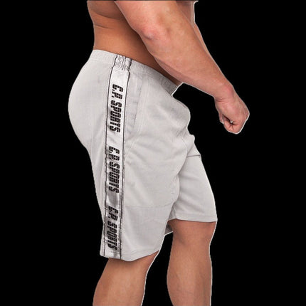 SEO. Trainingshose / Fitness Hose kurz - C.P.Sports - S17 - Weiß Linkreich