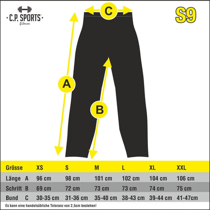 SEO. Trainingshose mit weiten Bund - C.P. Sports - S9 - Black Linkreich