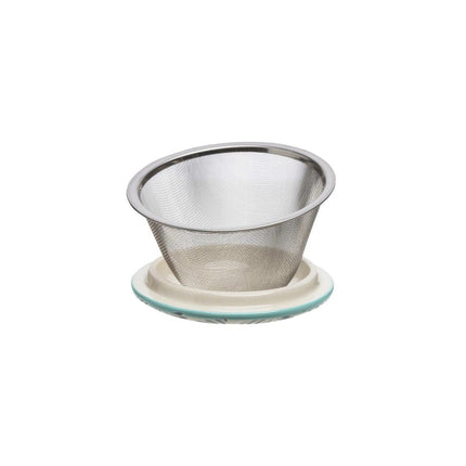 SEO. TRANQUILLO Tasse mit Teesieb RUSTIC blau 400ml - Linkreich