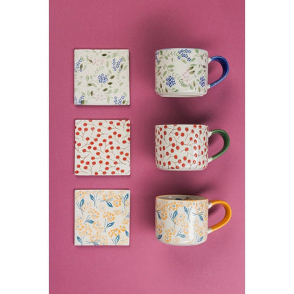 SEO. TRANQUILLO VINTAGE GARDEN Tassen & Untersetzer Sets - Tasse VINTAGE GARDEN red Linkreich