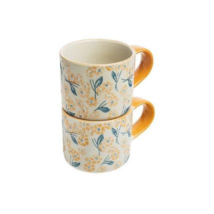 SEO. TRANQUILLO VINTAGE GARDEN Tassen & Untersetzer Sets - Tasse VINTAGE GARDEN orange Linkreich