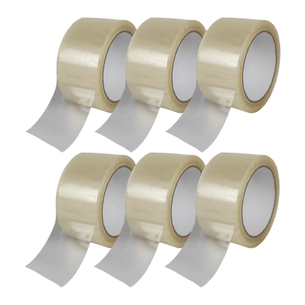 SEO. Transparentes Klebeband - Leise abrollend - 50mm x 66m - ca. 50µm - 1 Linkreich