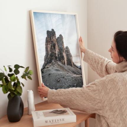 Tre Cime di Lavaredo Wall Art Print – Dolomites Photography
