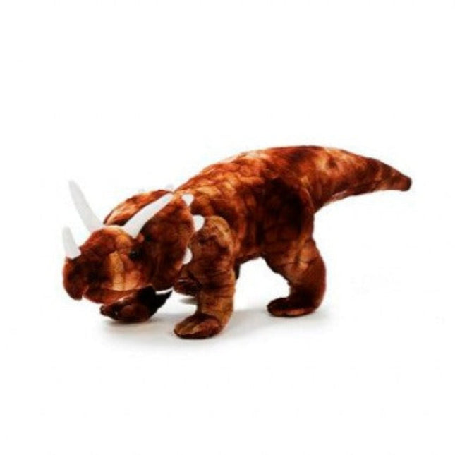 SEO. Triceratops Dinosaurier Kuscheltier - 50cm weiches Plüschtier Stofftier - Linkreich