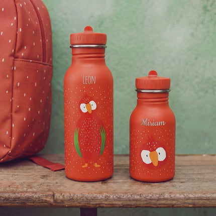 SEO. trixie - Personalisierte Trinkflasche für Kinder - Papagei Linkreich
