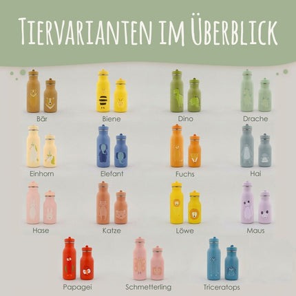 SEO. trixie - Personalisierte Trinkflasche für Kinder - Bär Linkreich