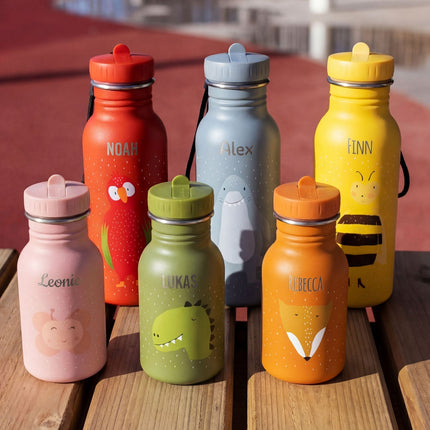 SEO. trixie - Personalisierte Trinkflasche für Kinder - Bär Linkreich