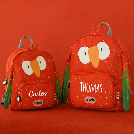 SEO. trixie - Personalisierter Rucksack für Kinder - Papagei Linkreich