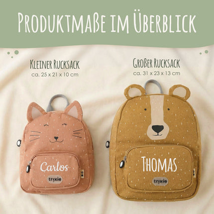 SEO. trixie - Personalisierter Rucksack für Kinder - Bär Linkreich