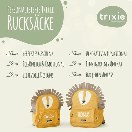 SEO. trixie - Personalisierter Rucksack für Kinder - Bär Linkreich